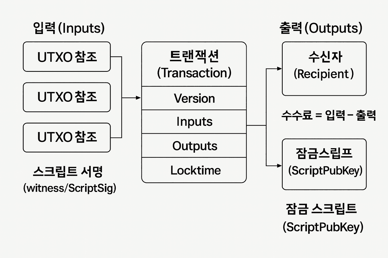블록체인 코스 #6: 트랜잭션 구조·입출력·락타임·검증 가이드